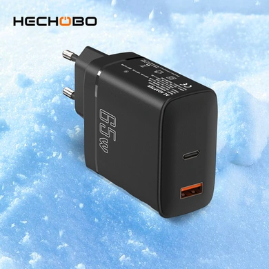 The 65 watt wall charger is a powerful and efficient device designed to provide fast and reliable charging solutions for various devices with a high power output of 65 watts, delivering efficient power supply directly from a wall outlet.